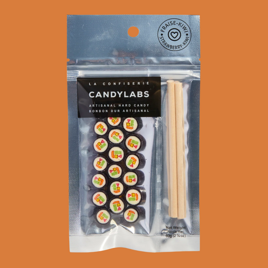 Kit de bonbons sushi CandyLabs fraise et kiwi fait à Montréal – 60 g