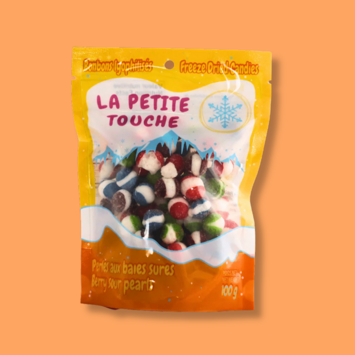 Bonbons lyophilisés Perles aux Baies Sures – Confections La Petite Touche