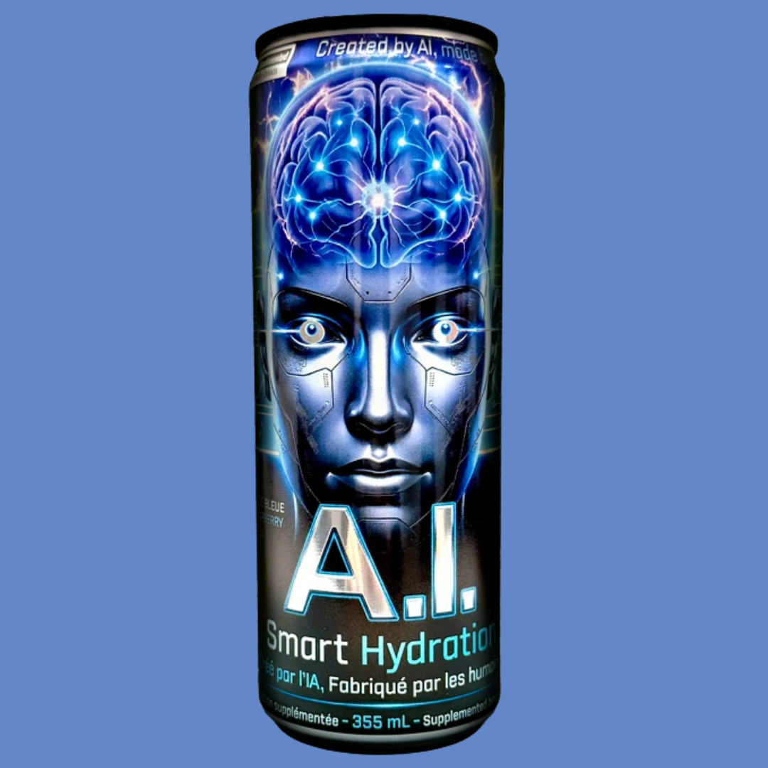 Boisson hydratante A.I. Smart Hydration framboise bleue – 355 ml