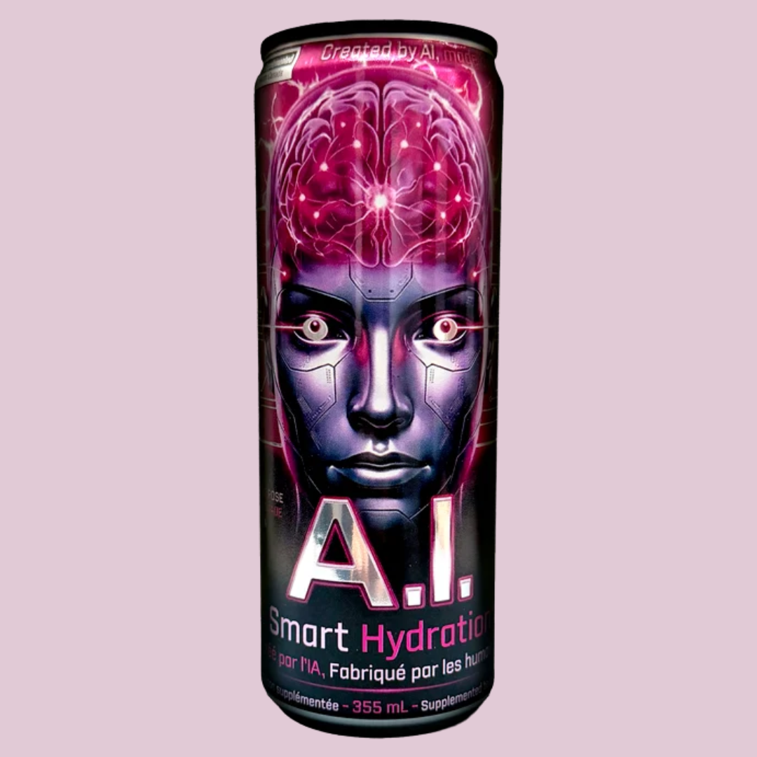 Boisson hydratante A.I. Smart Hydration limonade rose – 355 ml