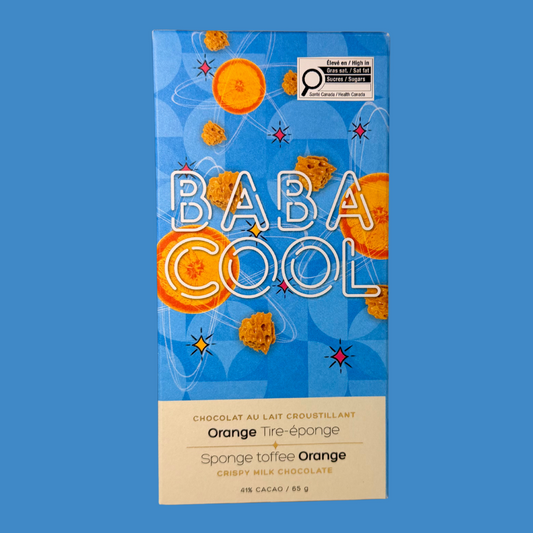 Chocolat croustillant Orange Tire-Éponge Atelier Babacool