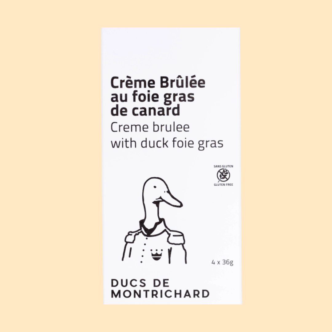 Crème brûlée au foie gras de canard Ducs de Montrichard – 4 x 36 g