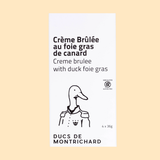 Crème brûlée au foie gras de canard Ducs de Montrichard – 4 x 36 g