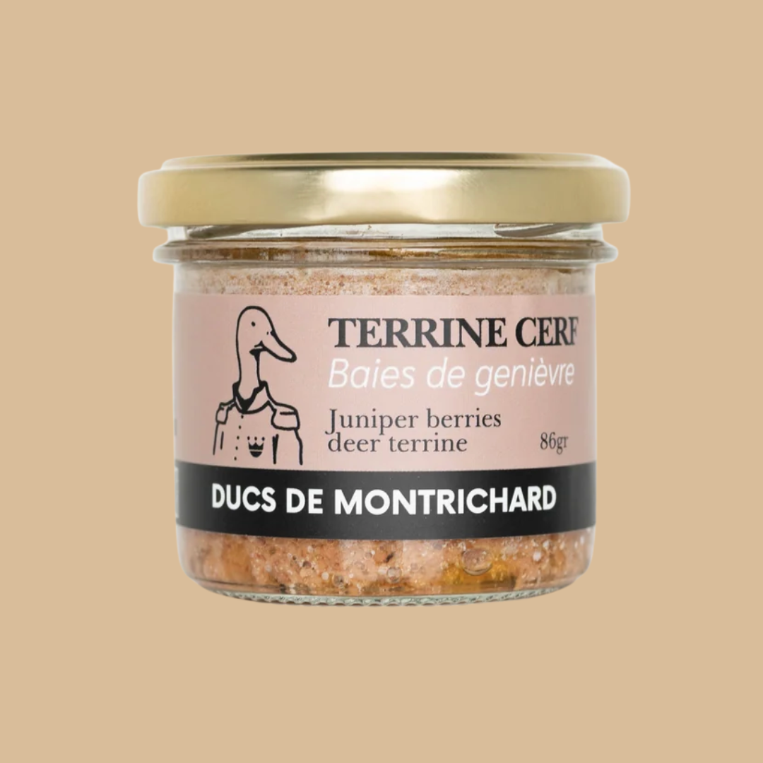 Terrine de cerf aux baies de genièvre Ducs de Montrichard – 86 g