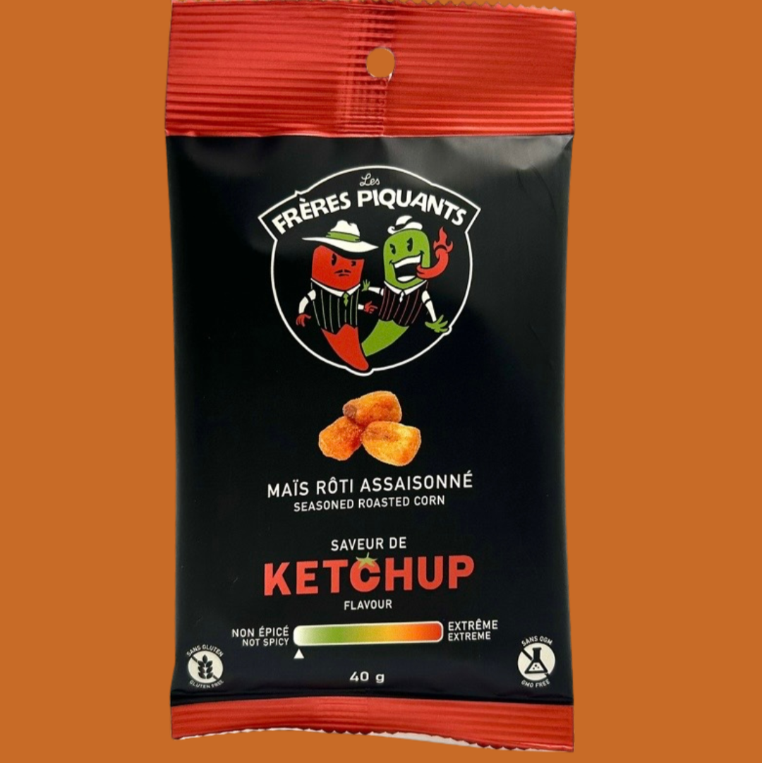 Collation de maïs Ketchup Les Frères Piquants – produit québécois