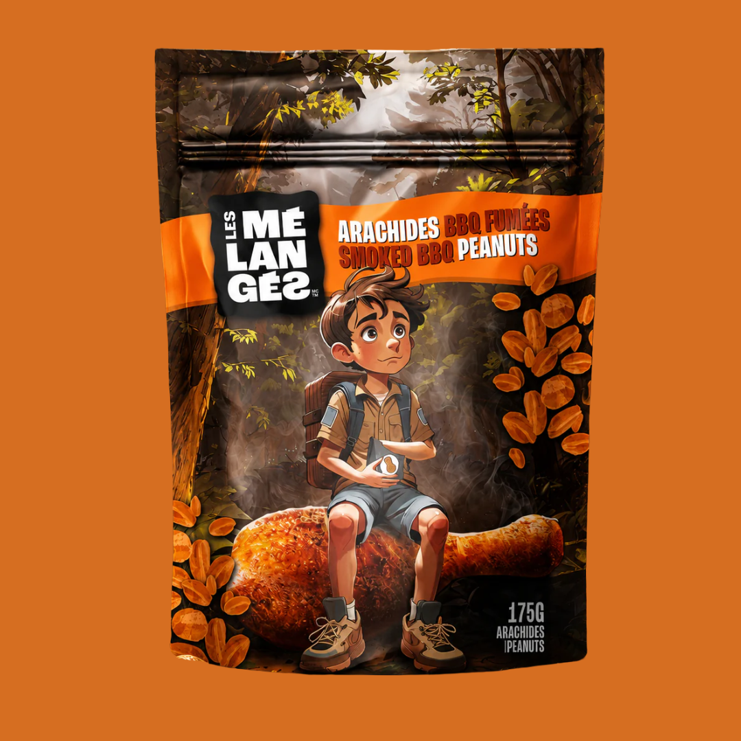 Arachides BBQ fumées Les Mélangés – 175 g