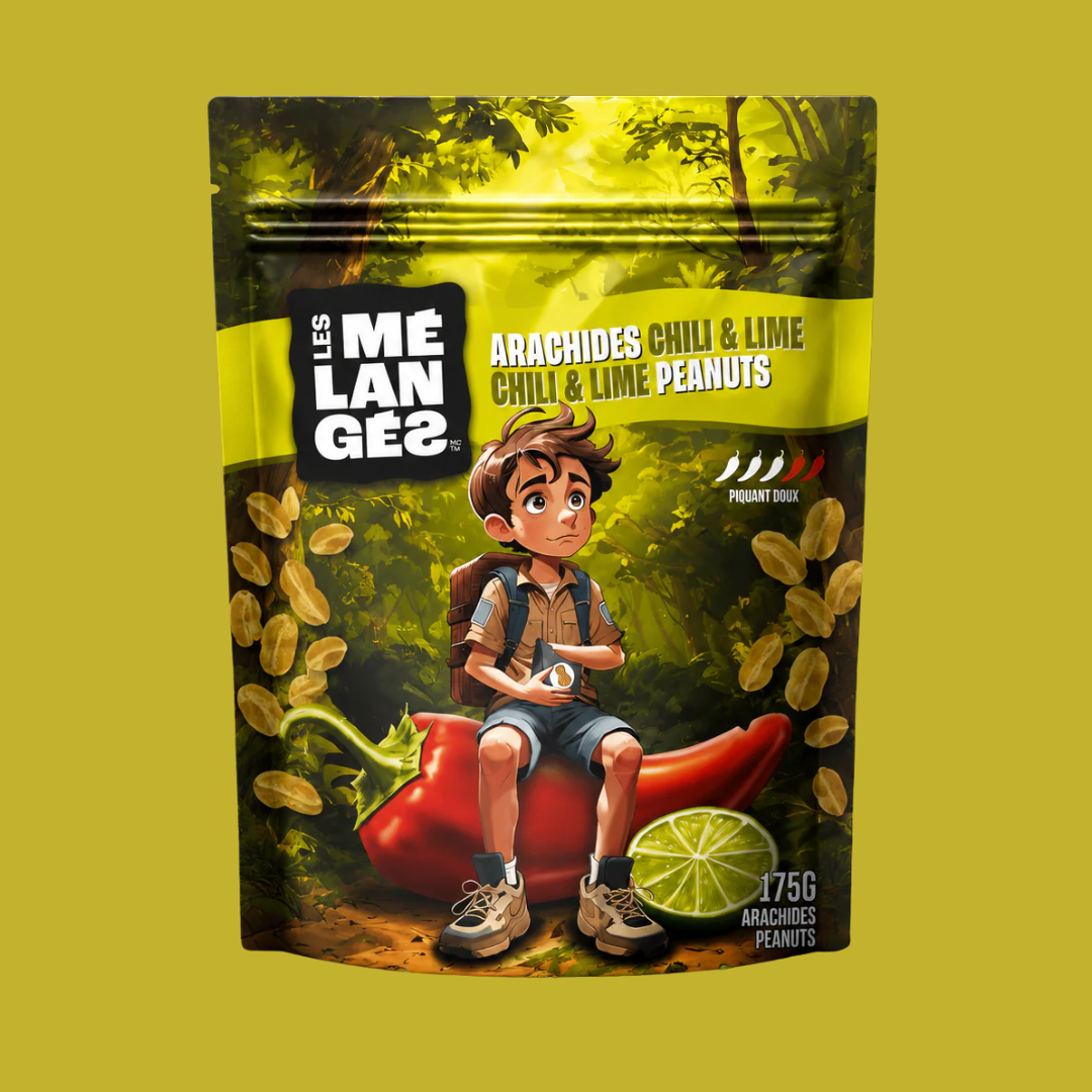Arachides chili-lime Les Mélangés – 175 g