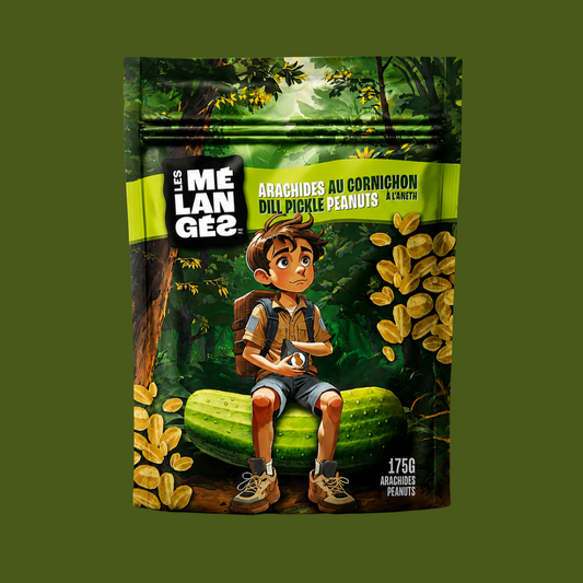 Arachides cornichon à l’aneth Les Mélangés – 175 g