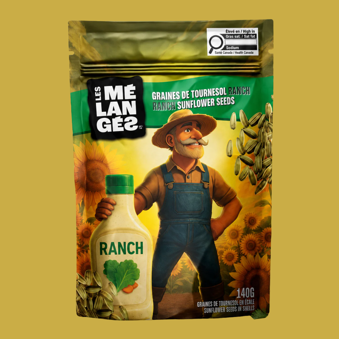 Graines de tournesol ranch Les Mélangés – 140 g