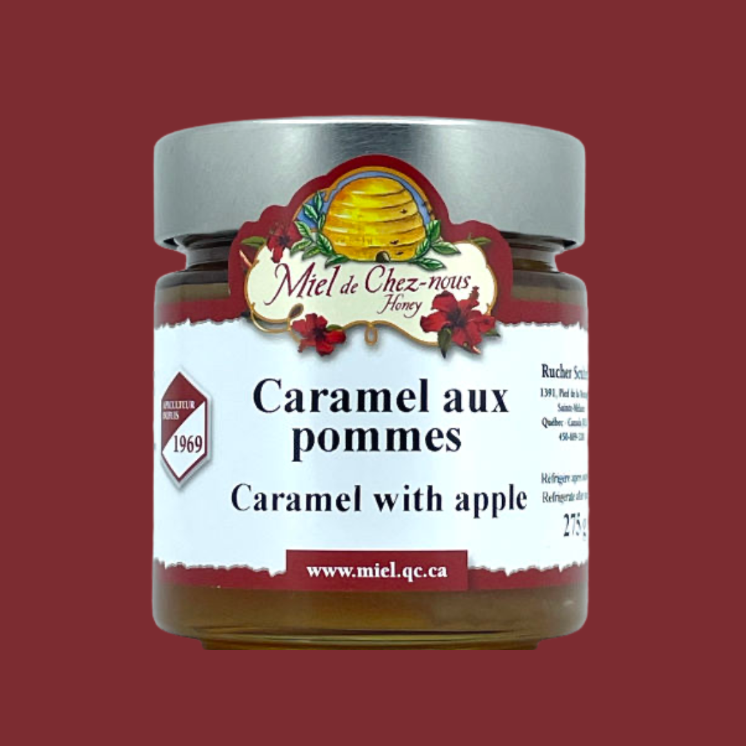 Miel de Chez-nous | Caramel aux pommes québécois 275 g