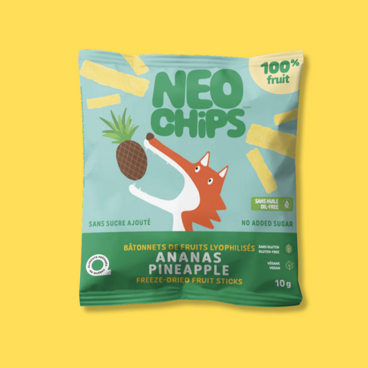 Bâtonnets de fruits lyophilisés Neo Chips – ananas