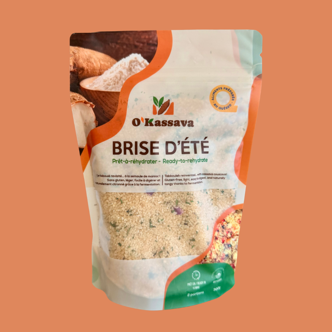 Taboulé de manioc O’Kassava – produit québécois sans gluten